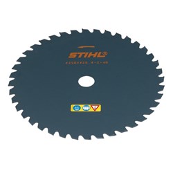Prikaži detalje za List za rezanje trave, 250 mm, 40 zuba (FS 94 (R)C-E - FR 460 TC-EM) Slika List za rezanje trave, 250 mm, 40 zuba (FS 94 (R)C-E - FR 460 TC-EM)