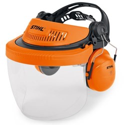 Prikaži detalje za Kratki štitnik za lice/sluh s plastičnim vizirom G500 PC Slika Kratki štitnik za lice/sluh s plastičnim vizirom G500 PC