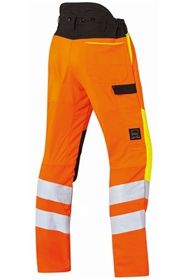 Slika Signalne zaštitne hlače sa zaštitom od presijecanja PROTECT MS