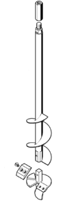 Svrdlo za zemlju 590 mm, Φ 76 mm